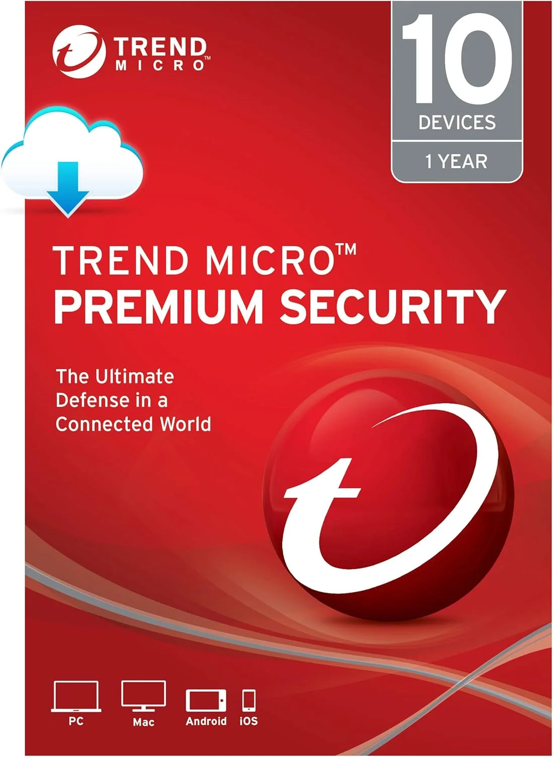 Trend Micro Max Premium Security 10 Devices 1 Year