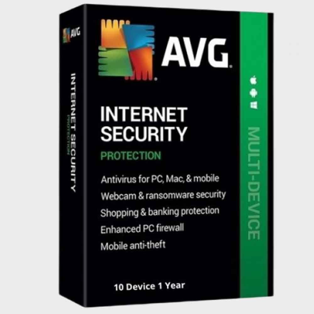 Avg Internet Security – 10 Device 1 Year